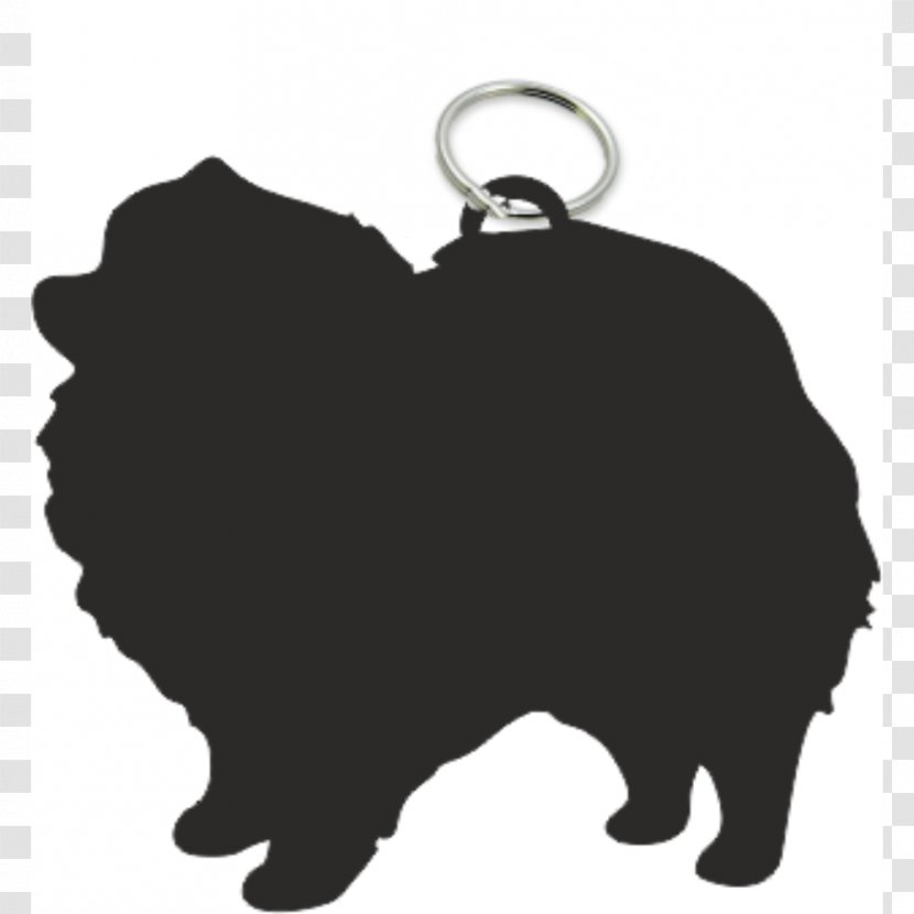 Pomeranian Akita German Spitz Klein Pug Toy Dog - Black And White - Silhouette Transparent PNG