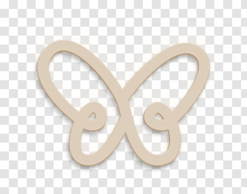 Butterfly Simple Gross Outline Shape From Top View Icon Animals Icon Butterfly Icon Transparent PNG