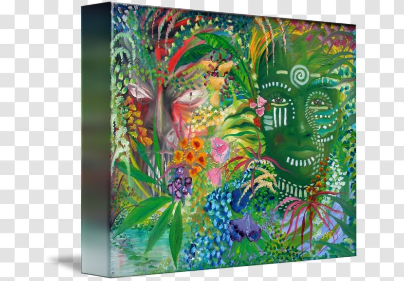 Acrylic Paint Modern Art Gallery Wrap Canvas - Resin - Triumphal Transparent PNG