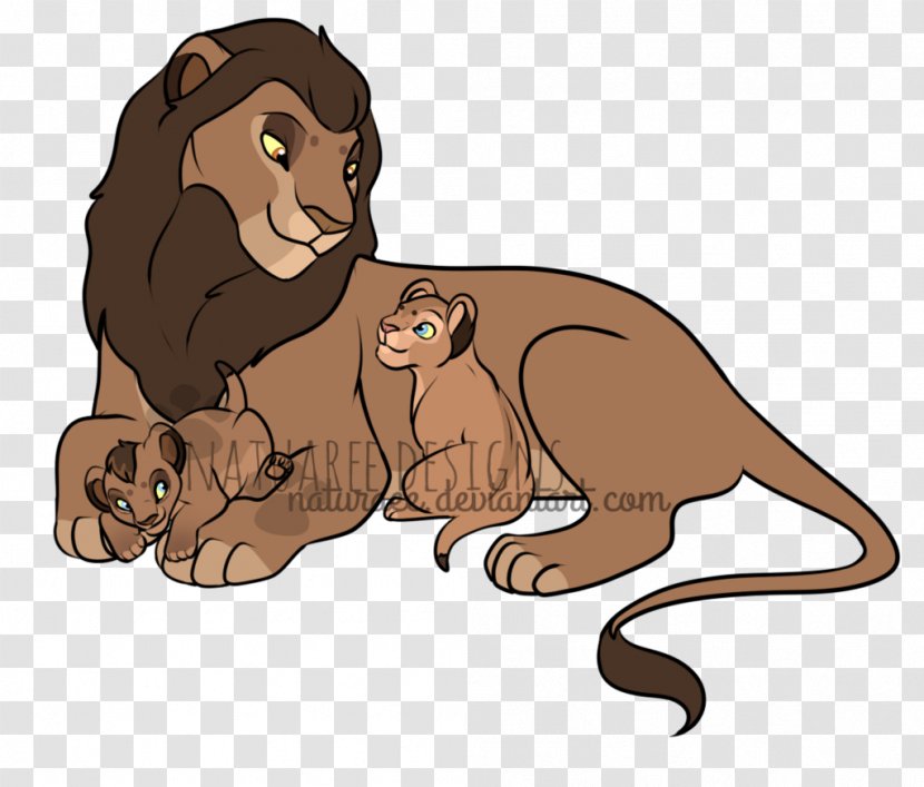 Lion Panther Simba Cat Timon - Family Transparent PNG