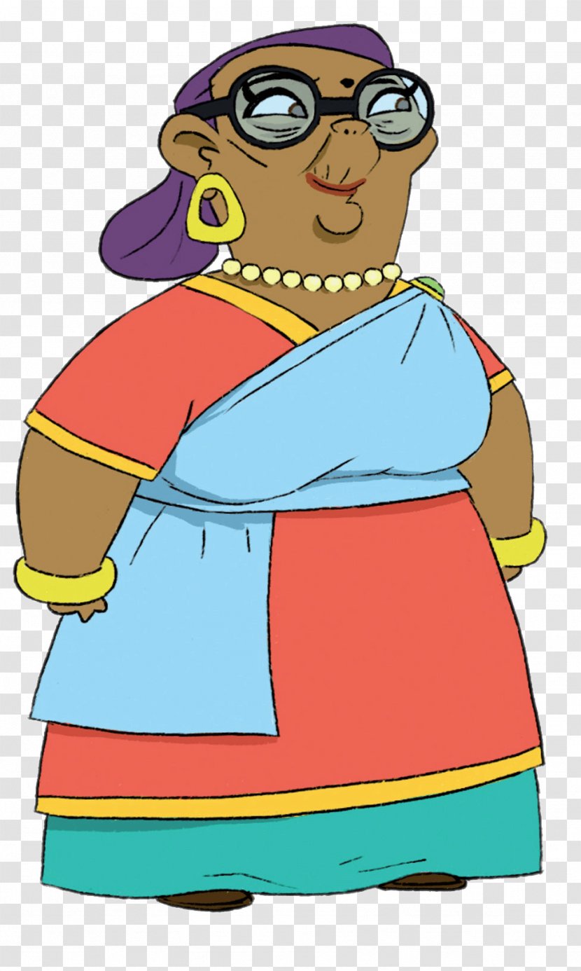 Mrs. Apu Clip Art Image Illustration - Animation - Cartoon Characters Transparent Transparent PNG