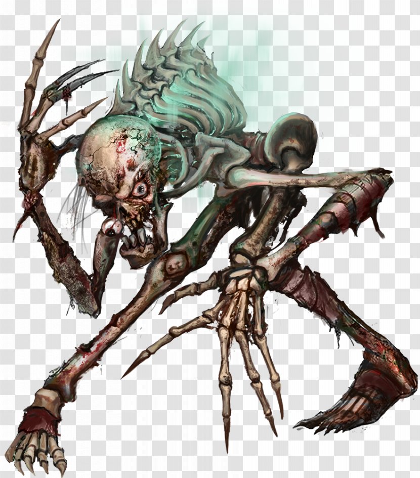 Ghoul Dungeons & Dragons Skeleton Wiki - Watercolor Transparent PNG
