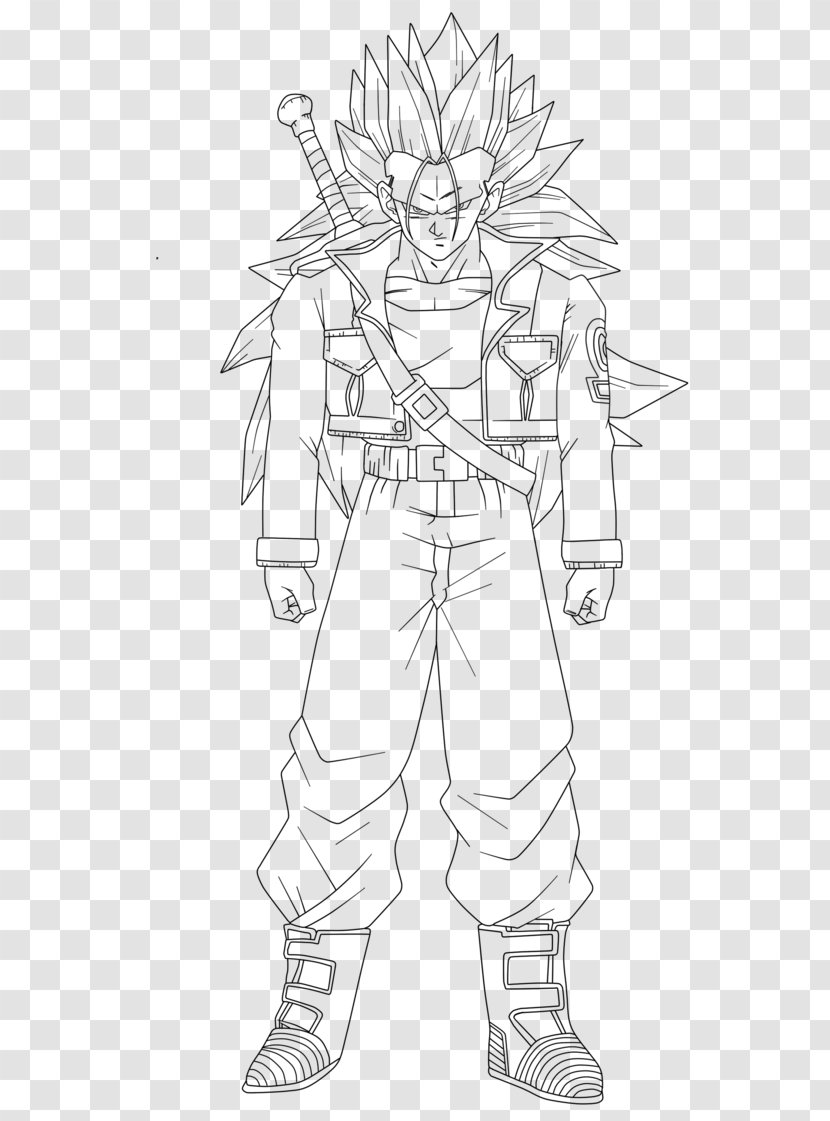 Trunks Vegeta Gotenks Majin Buu - Coming Vector Transparent PNG