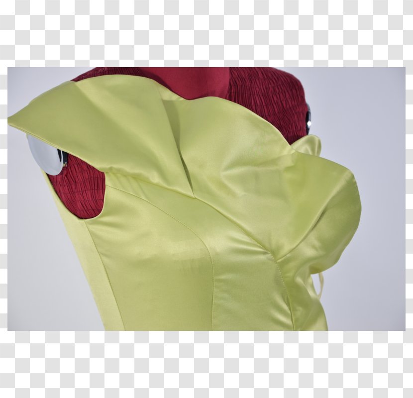 Sleeve Petal Silk Neck - Green Transparent PNG