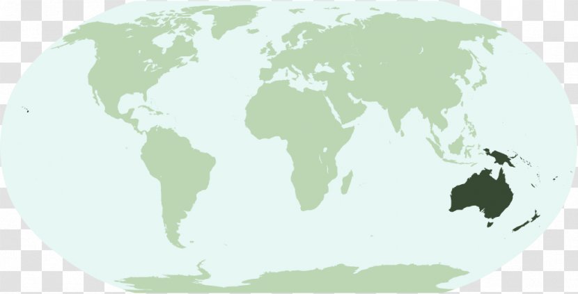 World Map Globe - Green Transparent PNG