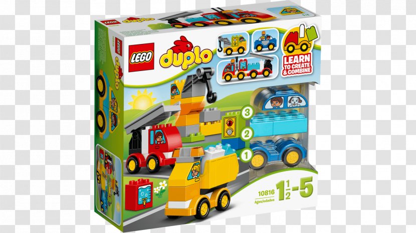 LEGO 10816 DUPLO My First Cars And Trucks Lego Duplo Toy - Car Transparent PNG