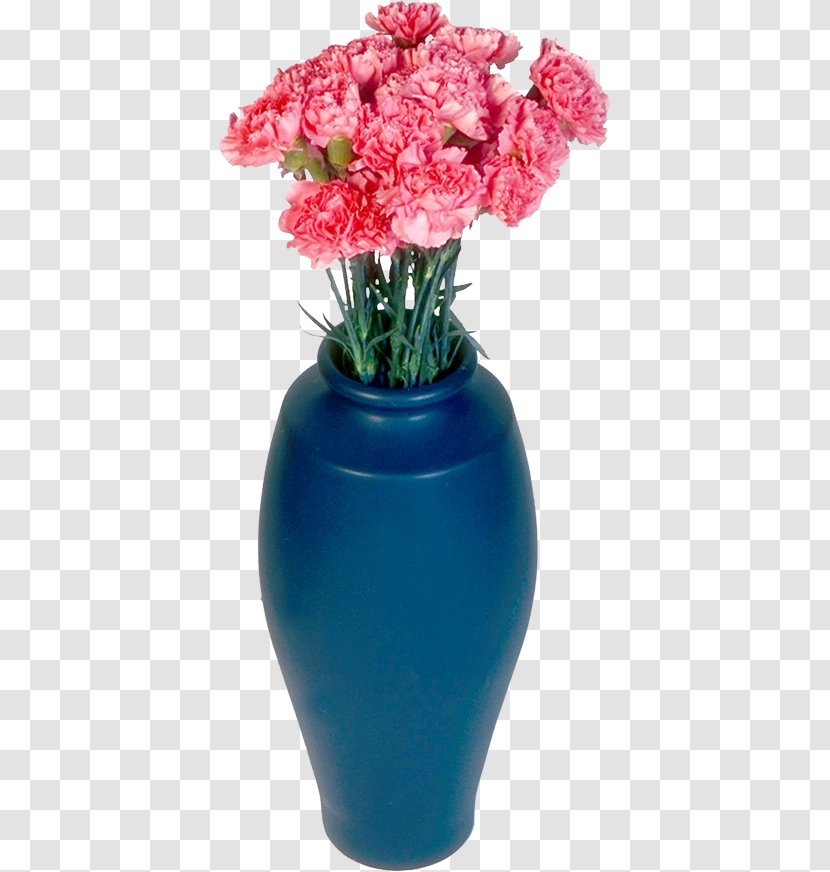 Cut Flowers Vase Cobalt Blue Artificial Flower Transparent PNG