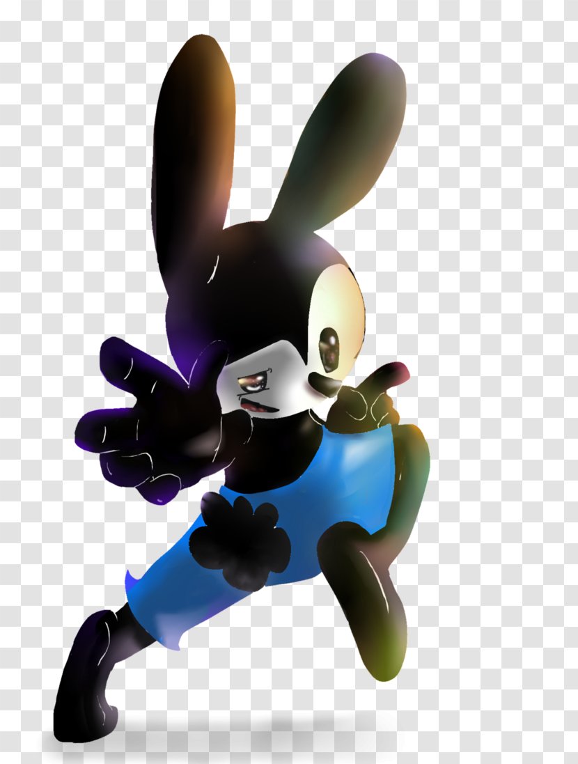 Oswald The Lucky Rabbit Easter Bunny Art Drawing - Figurine Transparent PNG