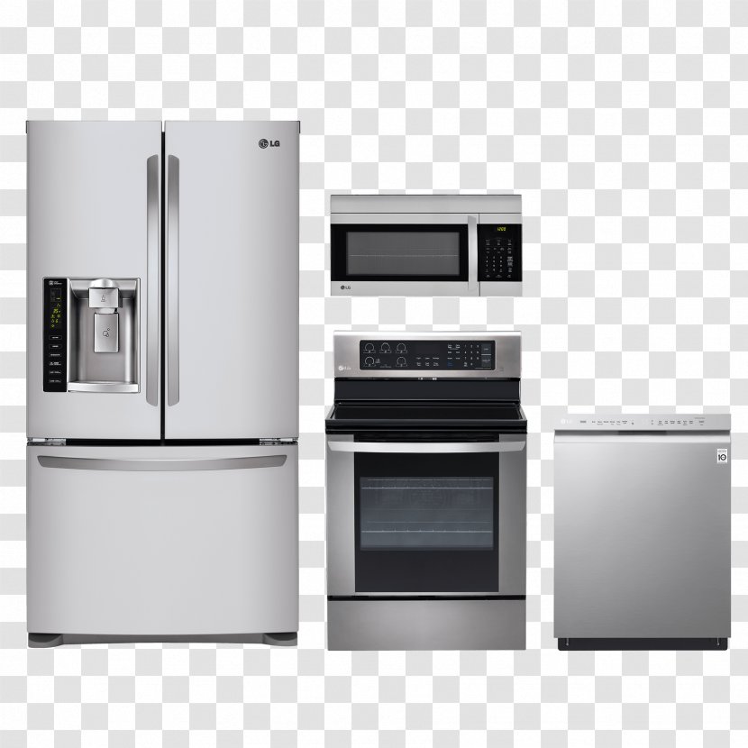 Cooking Ranges LG Electronics Refrigerator Home Appliance Microwave Ovens - Dishwasher Transparent PNG