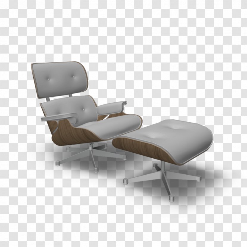 Eames Lounge Chair Recliner Chaise Longue Vitra Transparent PNG