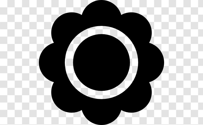 Paper Flower - Black And White - Clean Sweep Transparent PNG