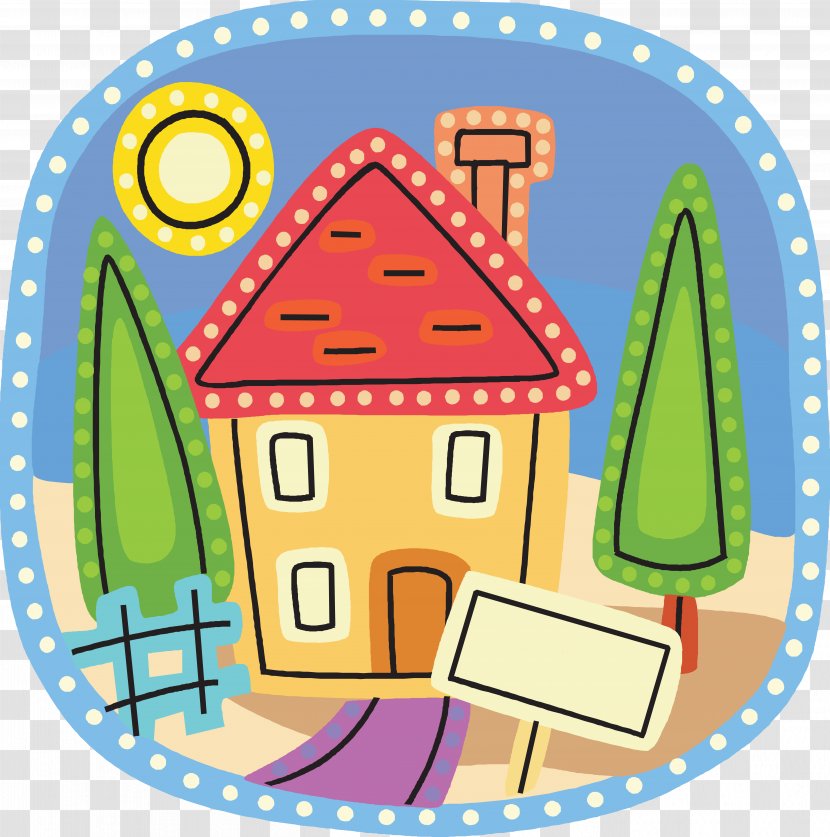 House Cartoon Clip Art - Housing - Vector Transparent PNG