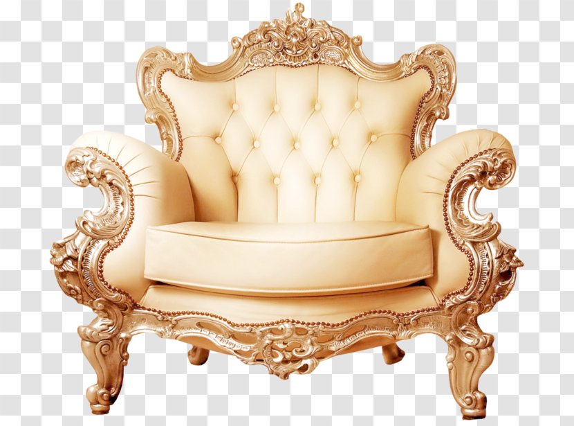 Wing Chair Furniture Throne - Couch Transparent PNG