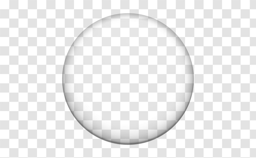 Circle Sphere Lifebuoy - White - Back Transparent PNG
