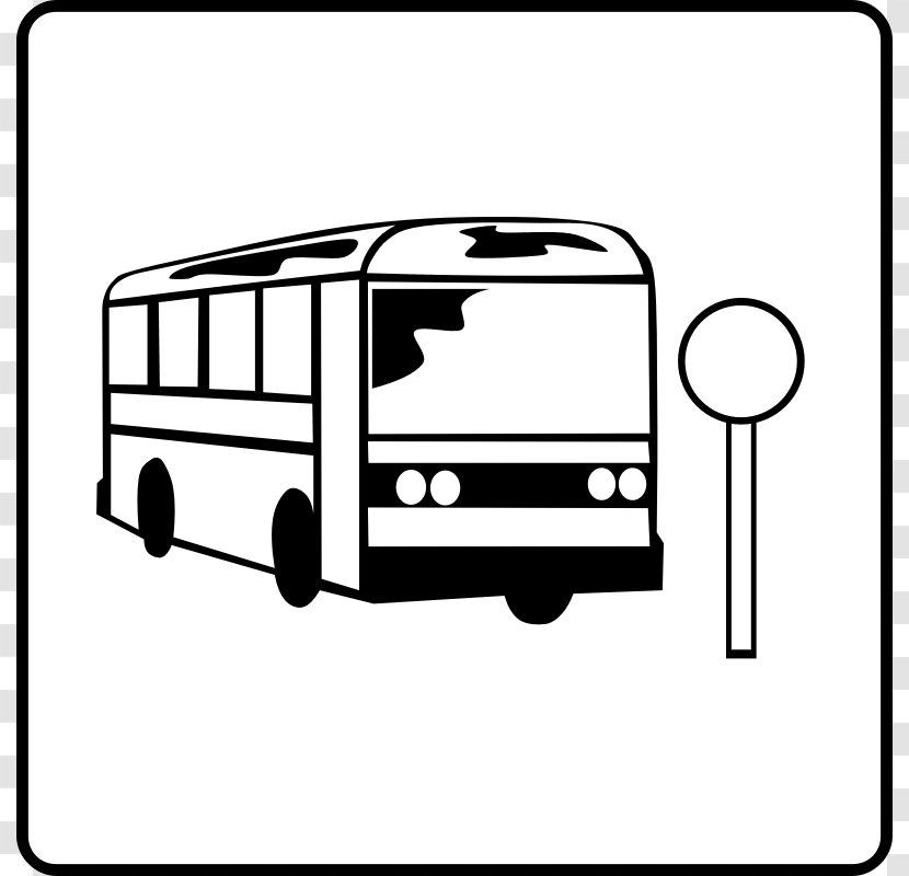 Bus Stop School Interchange Clip Art - Picture Transparent PNG