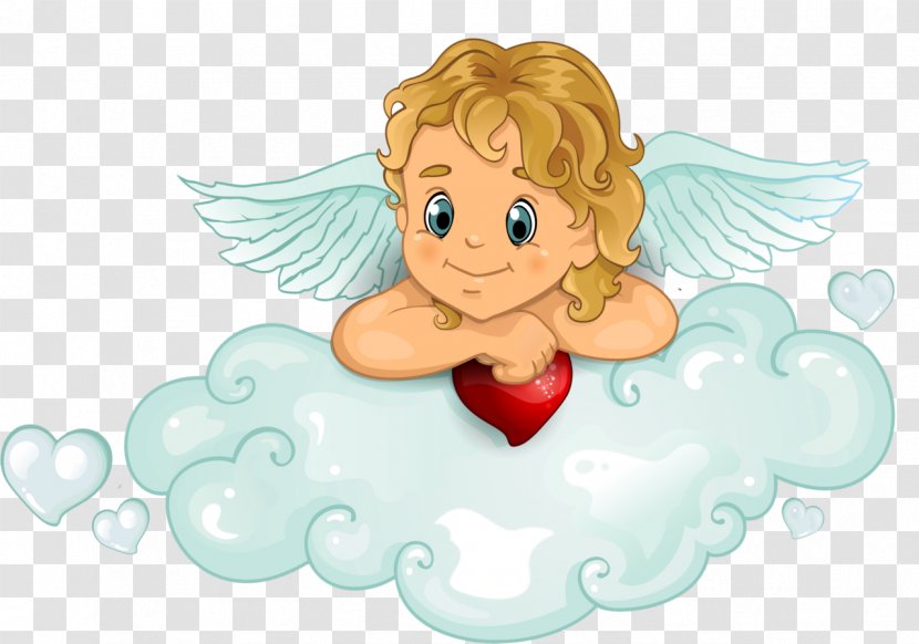 Cupid Heart - Angel - Baby Transparent PNG