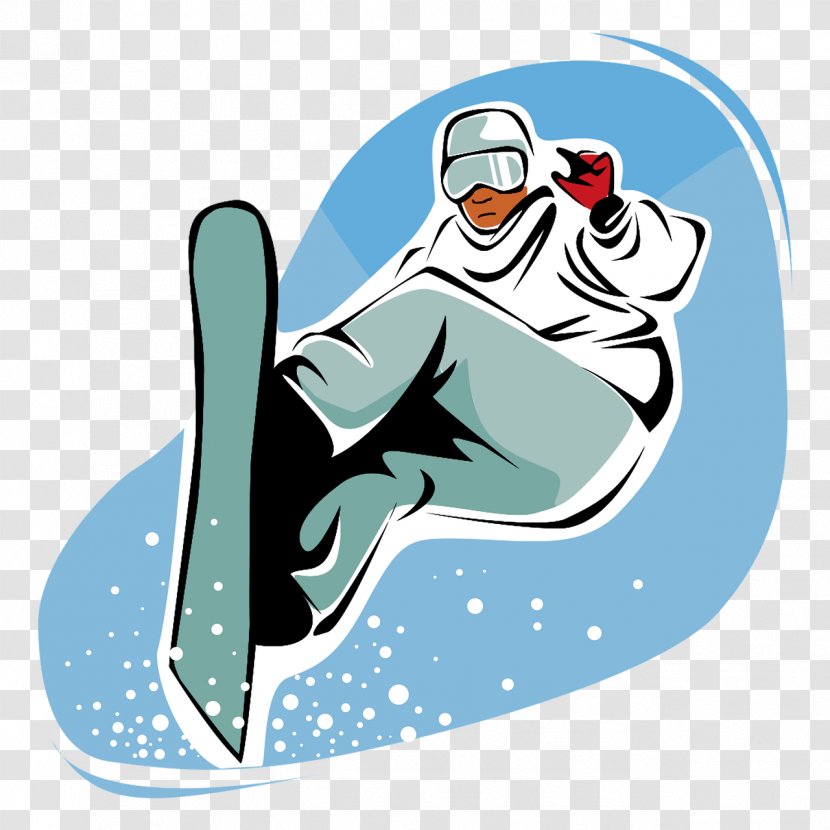 Snowboarding At The 2018 Olympic Winter Games Clip Art - Snowboard - Skiing Transparent PNG