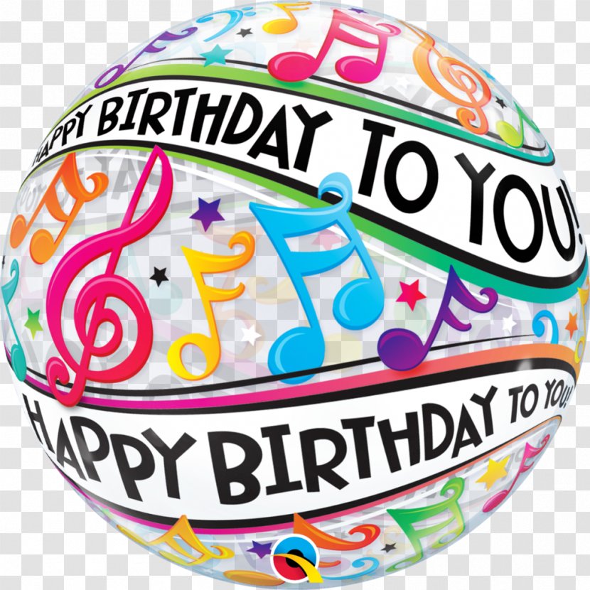 Balloon Happy Birthday To You Bday Song - Party Supply Transparent PNG