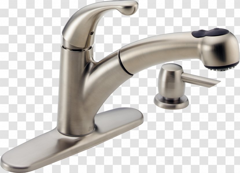 Stainless Steel Tap Sink Handle Transparent PNG