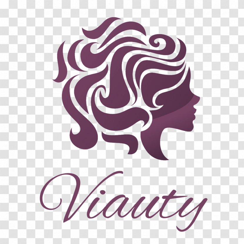 Beauty Parlour Woman Hairstyle Logo - Makeup Artist Transparent PNG