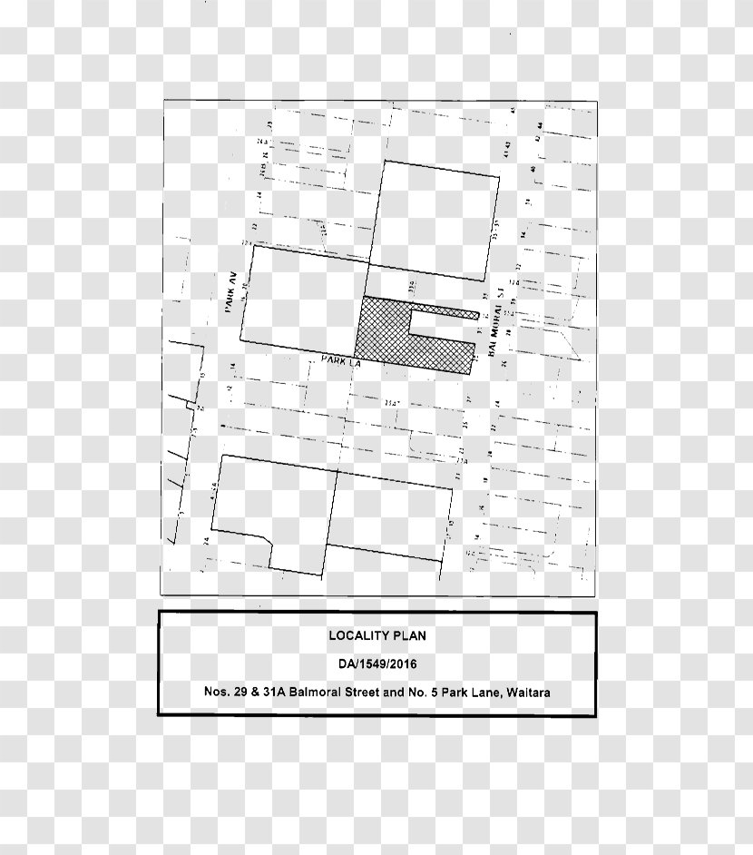 Paper Floor Plan Line Angle - Black And White Transparent PNG