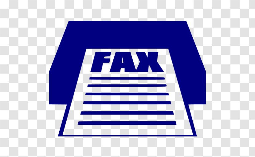 Fax Telephone Blue - Brand - Icon Transparent PNG