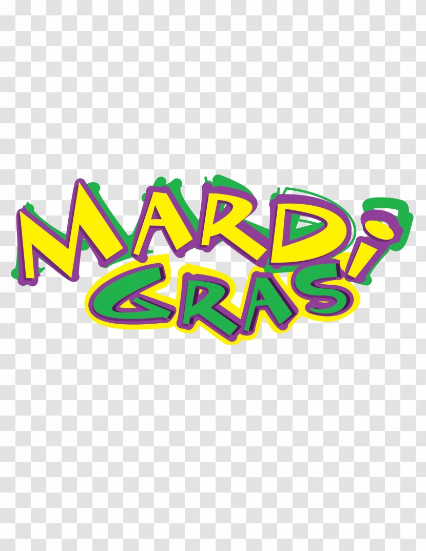 Logo Brand Art Font - Mardi Gras Transparent PNG