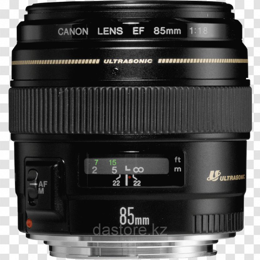 Canon EF Lens Mount 85mm Camera F/1.8 USM Prime - Ef F18 Usm Transparent PNG
