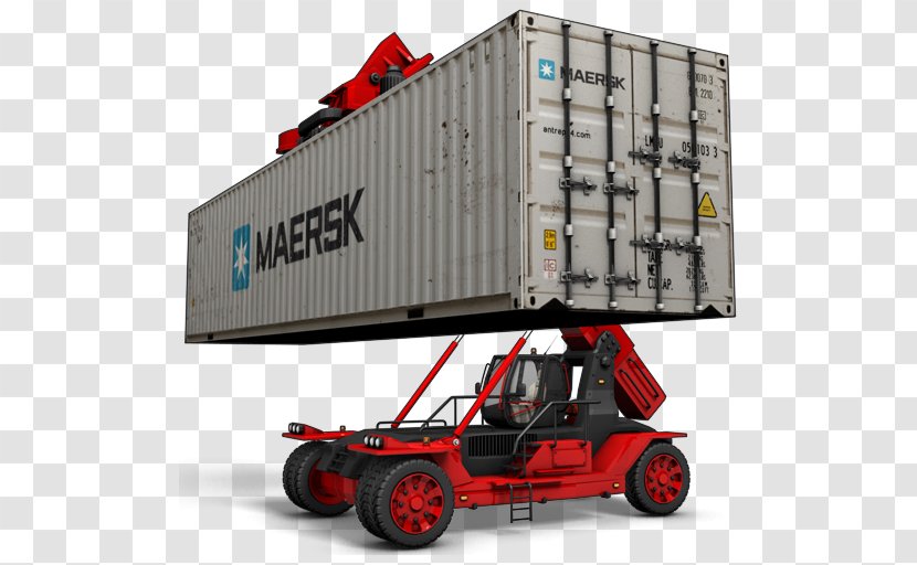 Intermodal Container Cargo Transport - Machine Transparent PNG