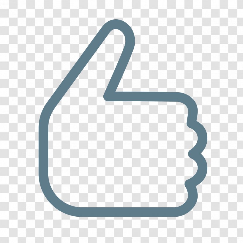 Thumb Signal Symbol - Text - Gesture Transparent PNG