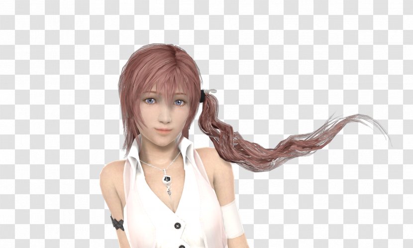 Final Fantasy XIII Serah Farron Eye Tapetum Lucidum Hair - Cartoon Transparent PNG