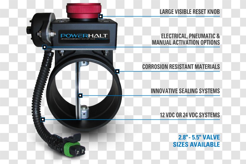 Safety Shutoff Valve Diesel Engine Runaway Shut Down - Overspeed - Parking Brake Transparent PNG