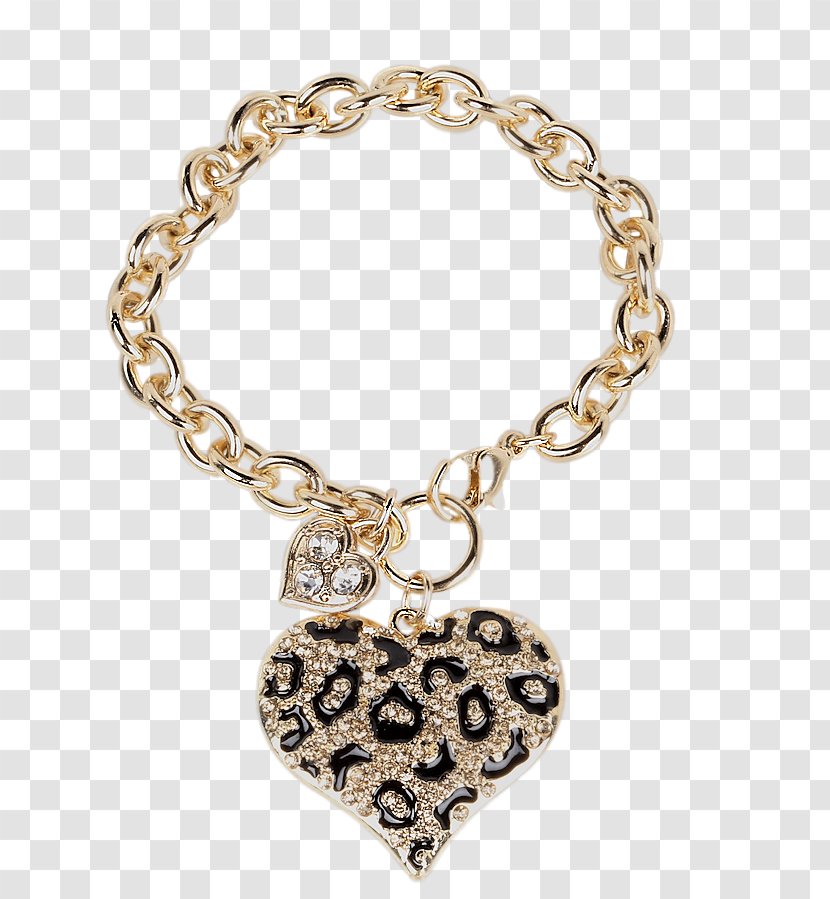 Locket Leopard Animal Print Bracelet Necklace Transparent PNG