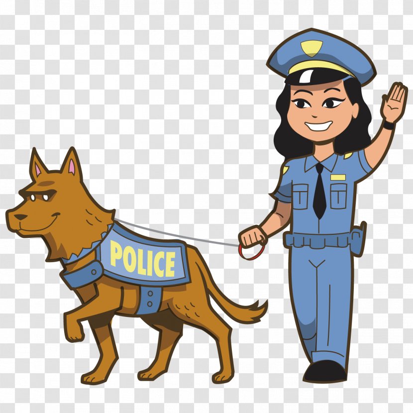 Police Officer Royalty-free Clip Art - And Dogs Transparent PNG
