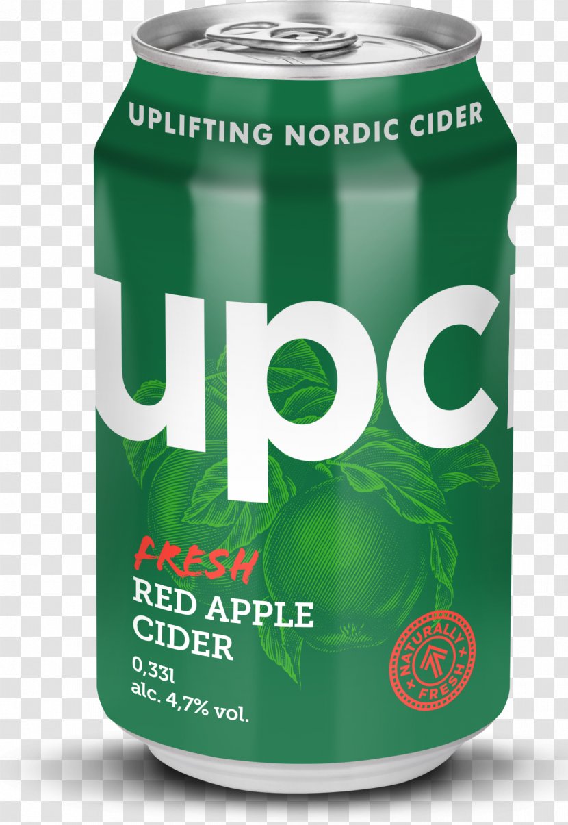 Upcider Fizzy Drinks Aluminum Can Tin - Sugar Apple Transparent PNG