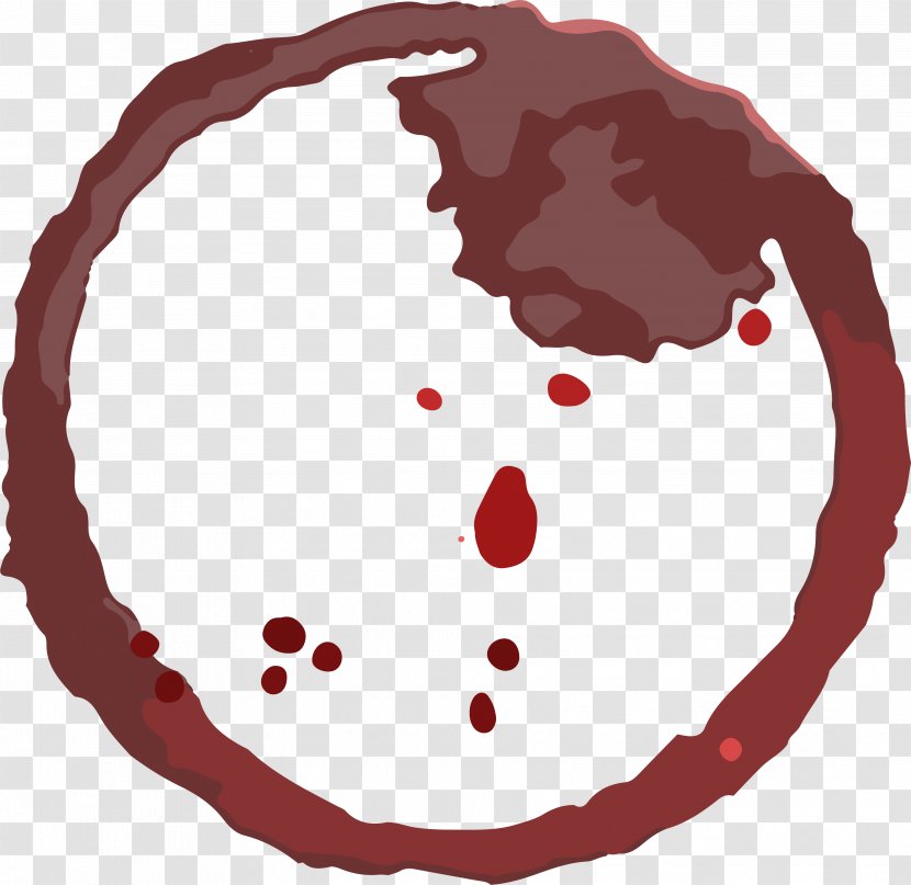 Red Wine Computer File - Silhouette - Vector Stains Transparent PNG