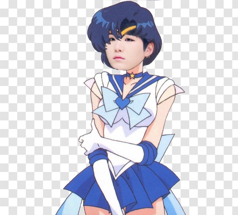 Sailor Mercury Moon Super S: The Movie Jupiter Mars - Watercolor - RG 500 Transparent PNG