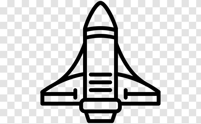 Black And White Spacecraft Clip Art - Bitmap - Rocket Badges Transparent PNG