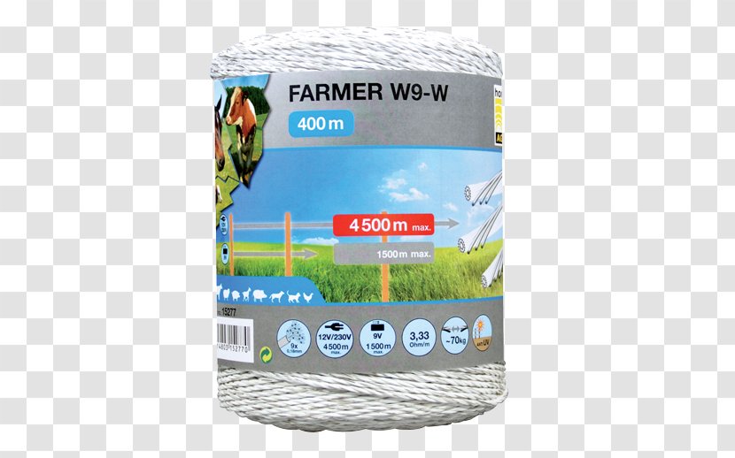Electric Fence Farmer Rope Herder - Twine Transparent PNG