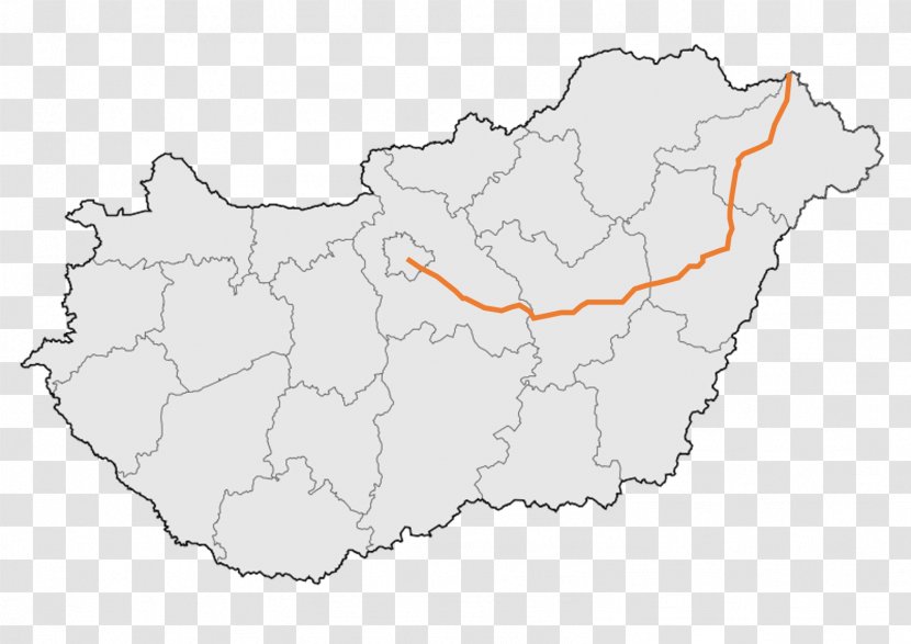 M3 Motorway Hungarian Road 3 M4 4 2 - Ecoregion - (corresponding Transparent PNG