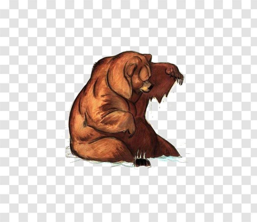 Bear Kenai Concept Art The Walt Disney Company Animation Studios - Flower - Brown Transparent PNG