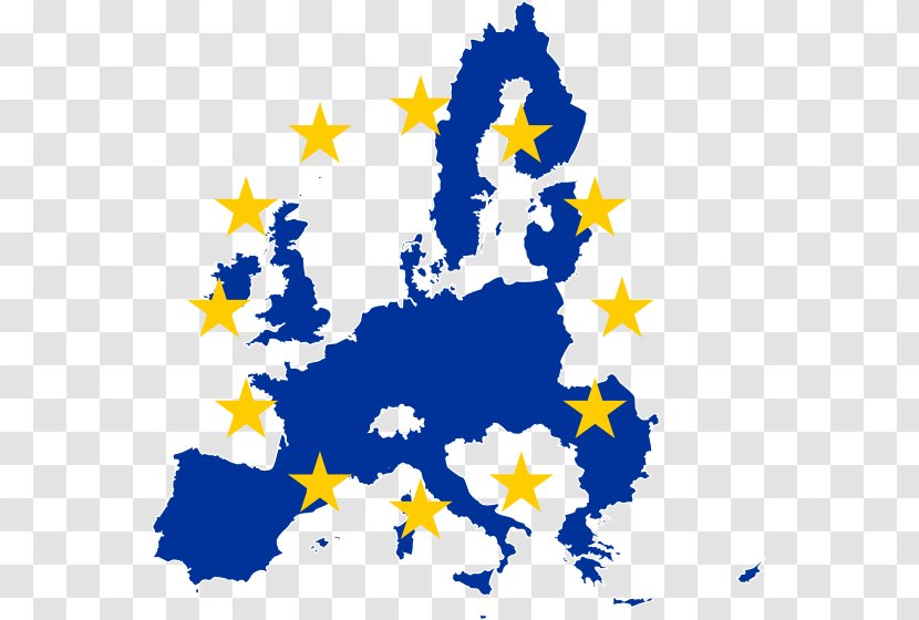 European Union Flag Of Europe Map - Petal - Spool Vector Transparent PNG
