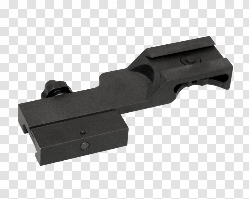 Picatinny Rail Firearm Telescopic Sight Trigger Weapon - Silhouette Transparent PNG
