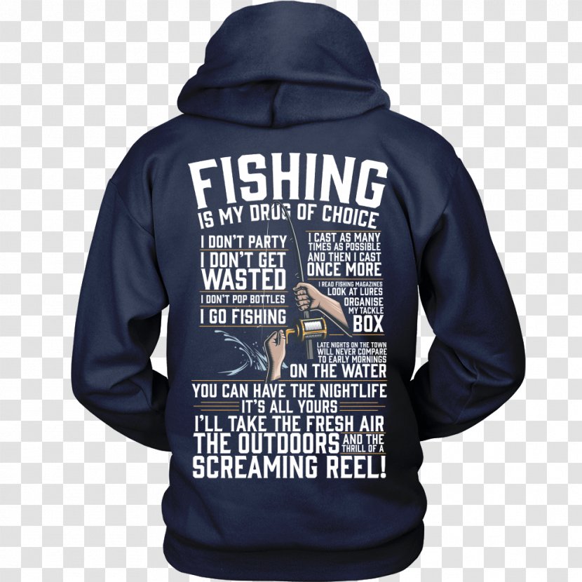 T-shirt Hoodie Clothing Sleeve - Nightwear - Fishing Poster Transparent PNG