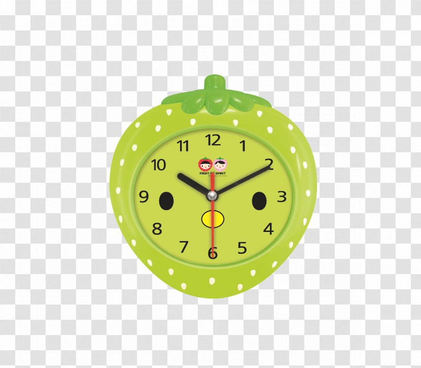 Alarm Clock Strawberry Fruit - Cartoon Transparent PNG