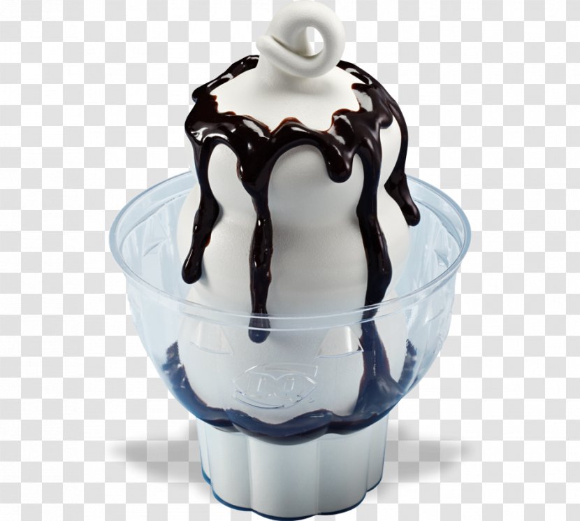 Sundae Ice Cream Cones Fudge - Chocolate Transparent PNG