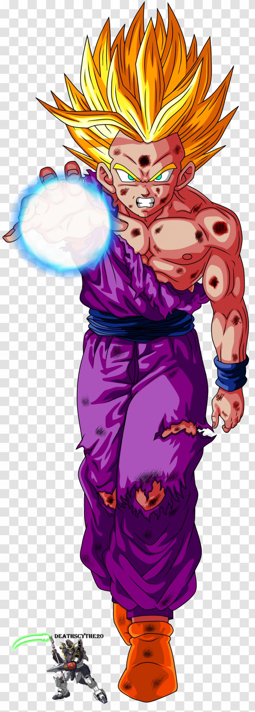 Grandpa Son Gohan Goku Kamehameha Trunks - Silhouette - Teenager Transparent PNG