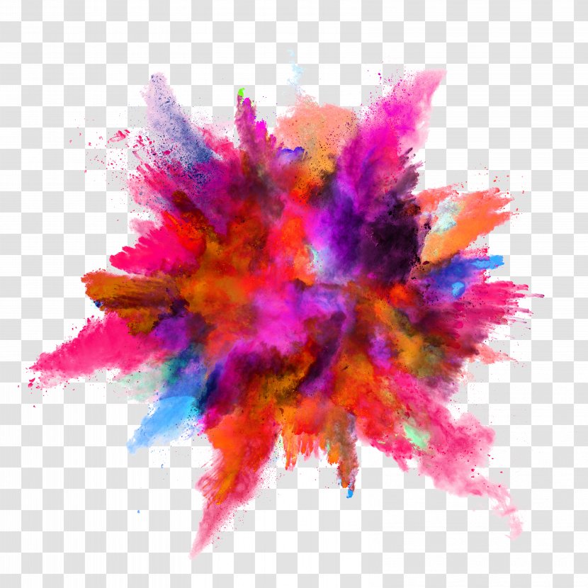 Color Dust Explosion Transparent PNG