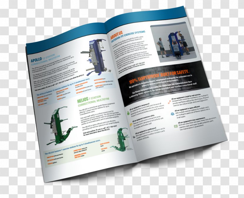 Exercise Equipment Brochure Physical Fitness - Centre - Corporate Transparent PNG