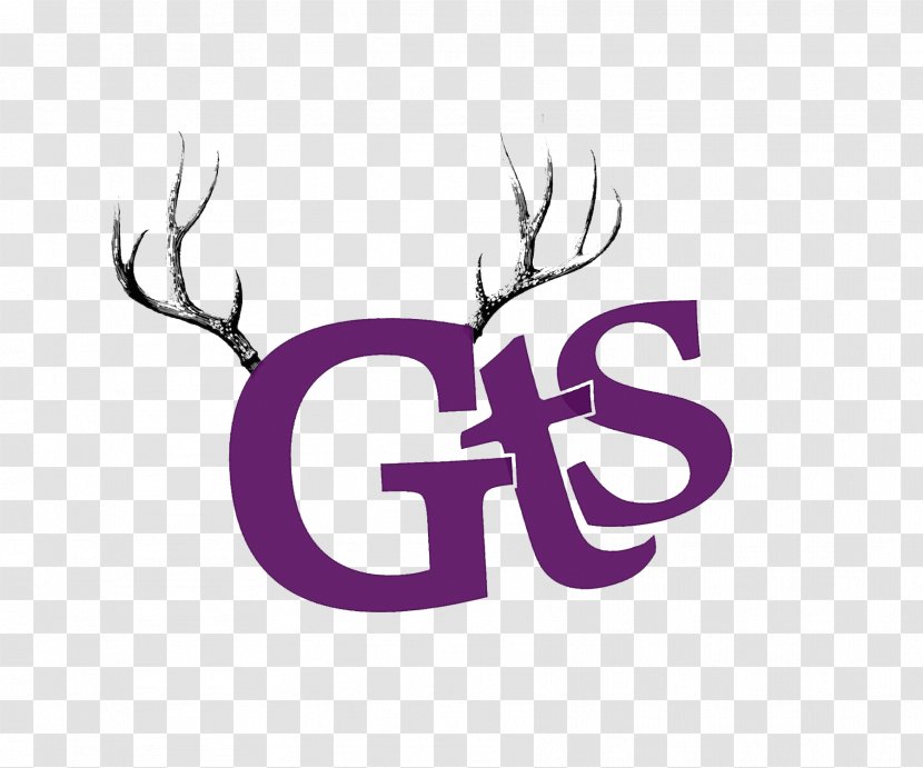 Deer Logo Antler Desktop Wallpaper - Purple - Shakespear Transparent PNG